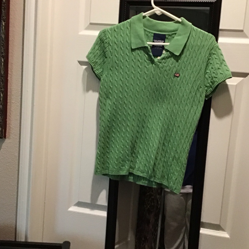 Polo by Ralph Lauren Kids Green Textured Polo